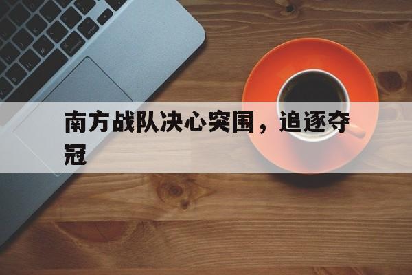 南方战队决心突围，追逐夺冠